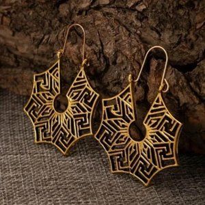 🆕3/$30 Gold Hollow Out Earrings